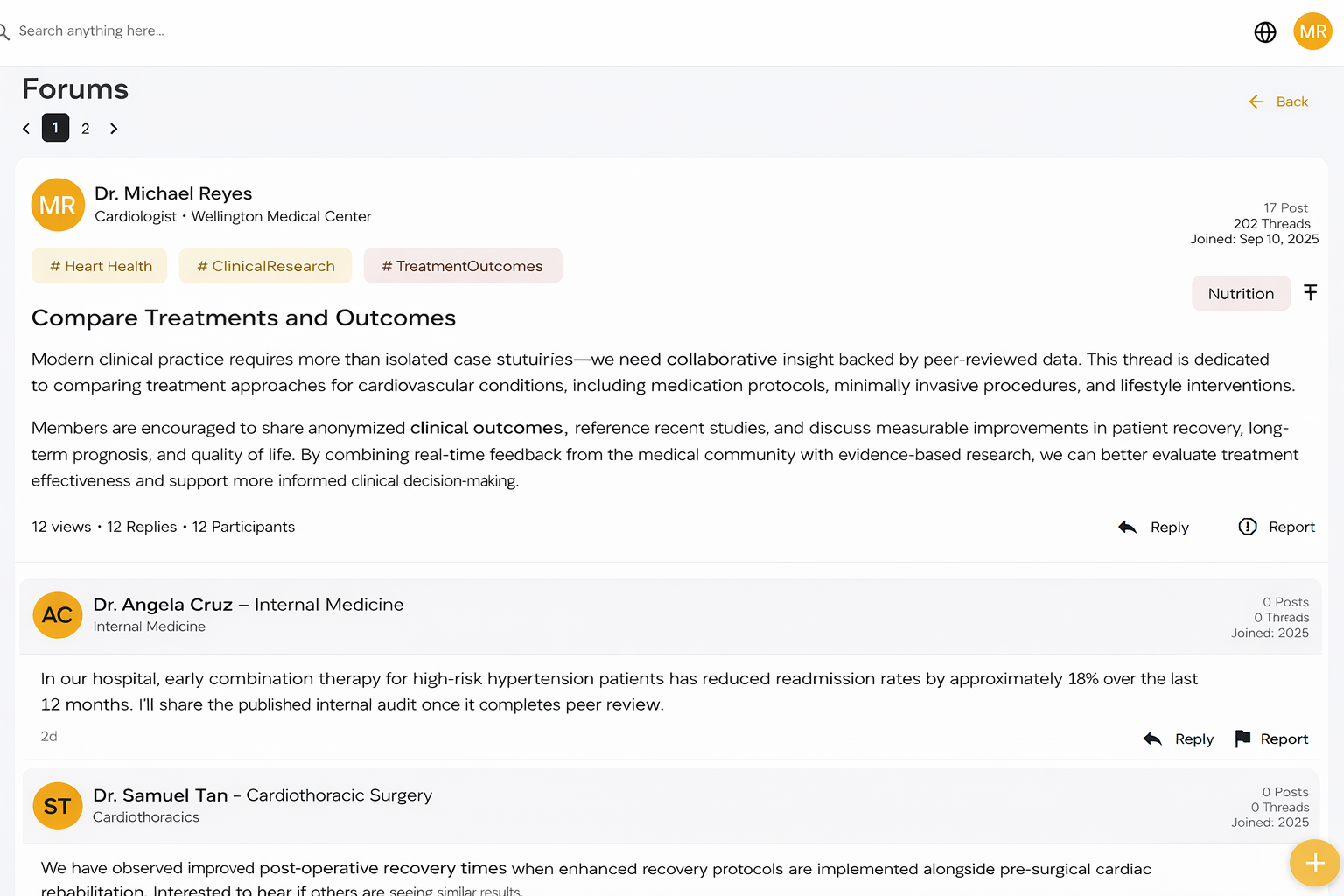 Compare Treatments and Outcomes